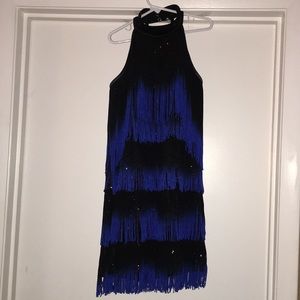 Sequined/ fringe dance costume